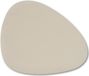 Zeller Placemats - 4x - lederlook - beige - 34 x 42 cm