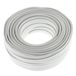 Luidsprekerkabel platte 2x2,5mm² - wit - 25m - CCA - audiokabel - luidsprekerkabel