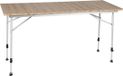 Travellife Sorrento Uitschuifbare Campingtafel Bruin 80/110/140x70 cm