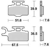TRW MCB714 Sinter Brake Pads