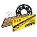 Kettingset DID Kettingset staal 428VX / 126 klinknagel slot voor Kymco Pulsar 125 cc Bj. 2002-2004