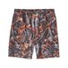 PUMA Dylan Wildcat Printed Relaxed 6" basketbalshort voor Heren, Grijs, Maat L