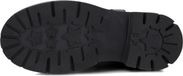 Wysh Zendaya Veterboots Kinderen Zwart Leer Maat 28