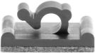 HellermannTyton MAGRA3-PA66/NDFEBR5-BK (50) clip de câble 151-04466 Ø de faisceau (plage) 3 mm (max) Noir 50 pièce(s)