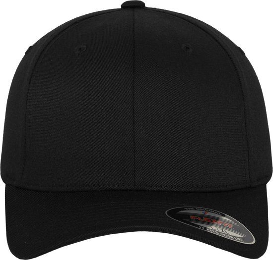 Flexfit Wooly Combed Unisex Cap - zwart - XXL