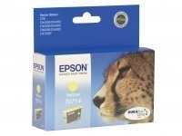 Epson Cheetah inktpatroon Yellow T0714 DURABrite Ultra Ink single pack / geel