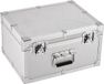 Merkloos Gereedschapskoffer Aluminium - Opbergkoffer Koffer - Apparatuur Beschermen - Met Uitneembaar Schuim - 40x32x20.5 cm - Zilver