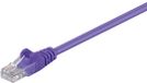 Merkloos Goobay CAT 5e Netwerkkabel - RJ45 - Paars - 5 m