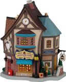 Lemax - 'Wright & Sons Lamplighters' - Verlicht gebouw