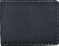 Esquire Dallas Portemonnee Leer 12,5 cm - Mannen - Horizontaal - Zwart