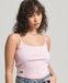 Superdry Code Essential Débardeur Rose Taille 40
