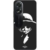 Oppo A38 Etui Aap D. Luffy zwart wit Maniacase