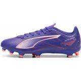 PUMA ULTRA 5 PLAY FG/AG Unisex Sportschoenen - Lapis Lazuli-PUMA White-Sunset Glow - Maat 44.5