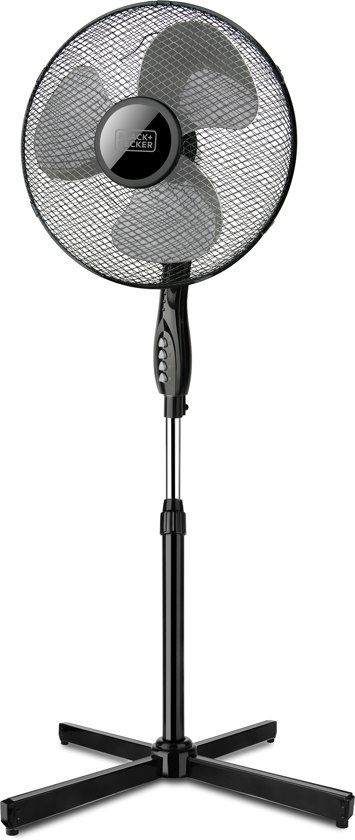 BLACK+DECKER BXEFP41E - Vloerventilator - Zwart