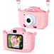 ASTGMI Camera-speelgoed voor jongens, meisjes, 1080p HD-camera, kinderverjaardag, met 32 GB SD-kaart (roze)