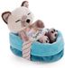 Nici Slapende Huisdieren Kitten Siamees Kat In Mand Teddy 12 Cm Veelkleurig