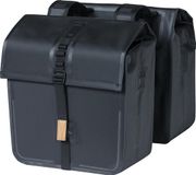 Basil Urban Dry Dubbele fietstas - Zwart - 50 Liter - Waterdicht - Achter - Tarpaulin