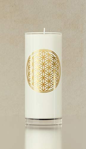 Magische Kerze wit, bloem van het leven - 4041678008185