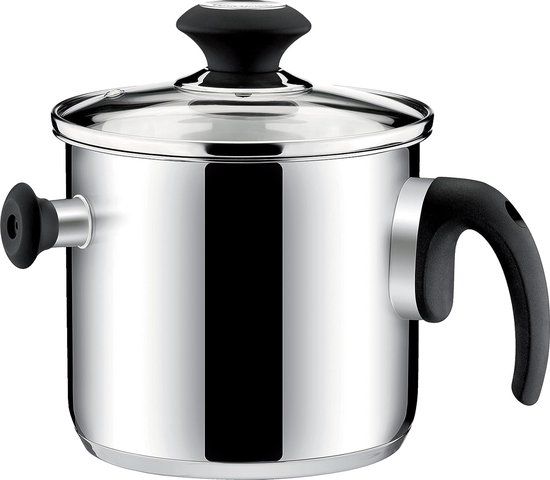 Merkloos Tescoma Presto - Dubbelwandige sukkelpan met deksel - 16 cm, 2 L - Assorti