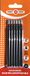 6 Icecat 6 reservefollers, thermo-rollers, zwart, schrijfwaren