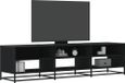 Maison Exclusive - meuble TV, noir, 180 x 40 x 46 cm, bois composite