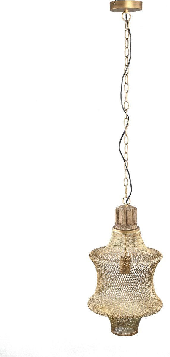 ptmd collection PTMD Elvira Gold iron hanginglamp antique irregular sha