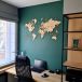 LosokaWood Décoration murale carte du monde 3D Wzór 19
