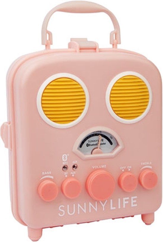 Sunnylife Beach Sounds Bluetooth Speaker - Peachy Pink