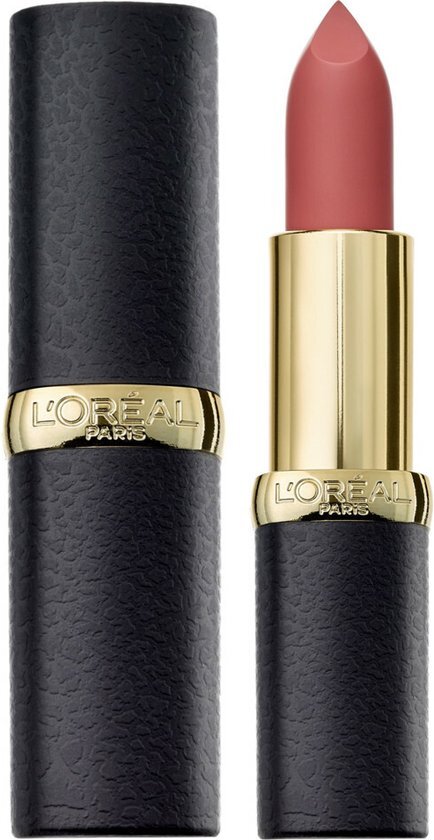 L'Oréal Make-Up Designer Color Riche Matte Lipstick - 640 Erotique - Roze - Verzorgende Matte Lippenstift verrijkt met Camillia en Jojoba oliën - 4,54 gr.