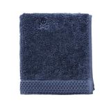 Scalpers NIDUS Gastendoekje, 30 x 50 cm, 100% katoen, 550 g/m², marineblauw, geborduurd met Home-logo