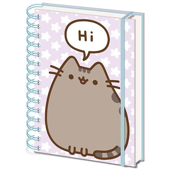 Pusheen - A5 Notitieboek - Spiraalgebonden - Softcover - Lijn - 240 Pagina's