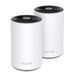TP-Link Deco XE75 Pro (2-pack) - Système WiFi Mesh 6E - Tri-band - 5400 Mbps - Blanc