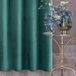 Eurofirany 432959 Sheer Turquoise Polyester Grommet Curtain