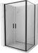Mexen Exo cabine de douche pliante 80 x 120 cm, transparent, noir