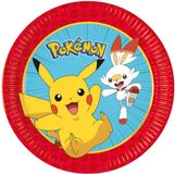 Globos Papieren borden 23cm next generation pokemon - 8st.