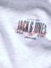 JACK & JONES Jjaero Sweat à Capuche Fermeture Éclair Homme M Blanc Mélangé Polyester/Coton