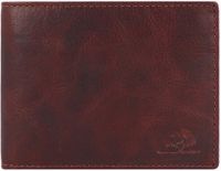Greenburry Rugged Portemonnee RFID-bescherming Leer 12.5 cm - Mannen - Horizontaal - bruin
