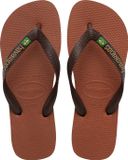 Havaianas HAV. BRASIL LOGO RUST/Donkerbruin Unisex Slippers - rust/Donkerbruin