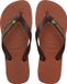Havaianas HAV. BRASIL LOGO RUST/Donkerbruin Unisex Slippers - rust/Donkerbruin
