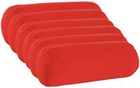 vidaXL - Kussensloop - 6 stuks - HEERLEN - Rood - Ø 15 x 40 cm - Polyester