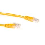 ACT Gele 20 meter U/UTP CAT6A câble de raccordement avec connecteurs RJ45