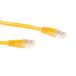 ACT Gele 20 meter U/UTP CAT6A câble de raccordement avec connecteurs RJ45
