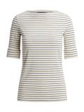 Lauren Ralph Lauren Shirt lichtbeige / donkerblauw