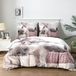 TRANKIELO® - Housse de couette 220x240 cm - Microfibre, Lit d'enfant avec motif de chat - Inclus 2 taies d'oreiller 65x65 cm