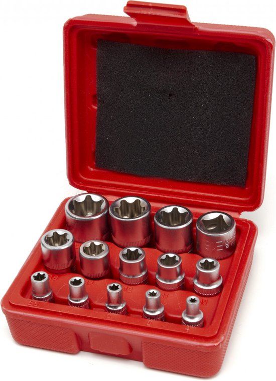 HBM 14 Delige Inwendige Torx Doppenset