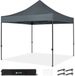 VONROC Partytent - 3x3 m - Grijs