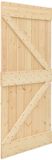 vidaXL Deur NARVIK 90 x 210 cm Massief Grenenhout Onbehandeld Naturel
