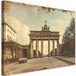Tableau Moderne Porte De Brandebourg À Berlin Dans Un Style Rétro 120x80 cm
