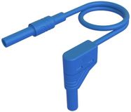SKS Hirschmann MAL S WG-B 100/2,5 bl Veiligheidsmeetsnoer 4mm-veiligheidsstekker 100 cm Blauw