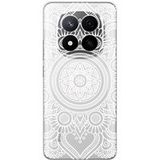 Xiaomi Siliconen hoesje - Compatibel met Xiaomi Redmi Note 14 Pro 5G, Xiaomi Redmi Note 14 Pro Plus 5G - ontwerp mandala blanc